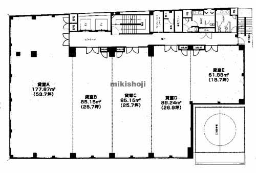 ＮＣＢユウコービル 平面1