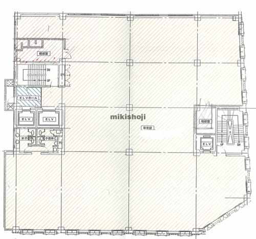 博多駅前・中央街の博多駅前Ｈ４４ビル 平面1