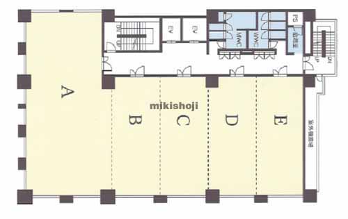 中央区その他の六本松ＳＫビル 平面1
