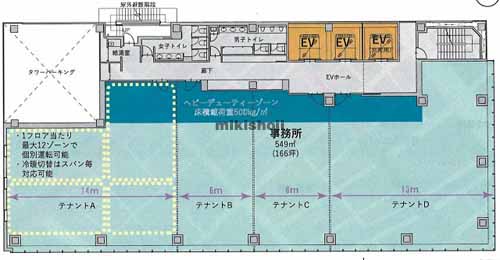 祇園・呉服町のＤ－ＬＩＦＥＰＬＡＣＥ呉服町 平面1
