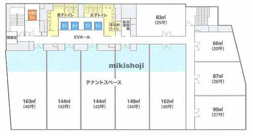 熊本市のＪＲ熊本白川ビル 平面1