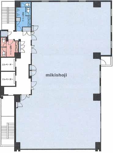 赤坂・大名・舞鶴のビーロット大名ビル 平面1