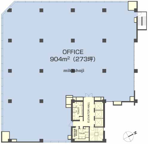 新橋の新橋２７ＭＴビル 平面1