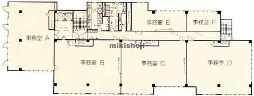 下宮比町・揚場町の新陽ビル 平面1