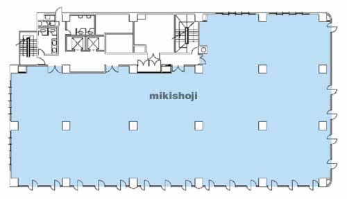 神南の日本生命渋谷アネックス 平面1