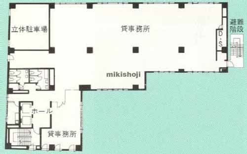 芝のいちご三田ビル 平面1