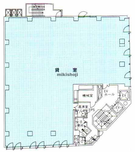 隼町・平河町の平河町ビル 平面1