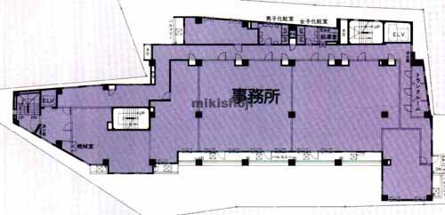 四番町・五番町のＡＫビルディング 平面1