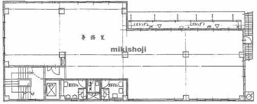 岩本町・神田岩本町の安岡ビル 平面1