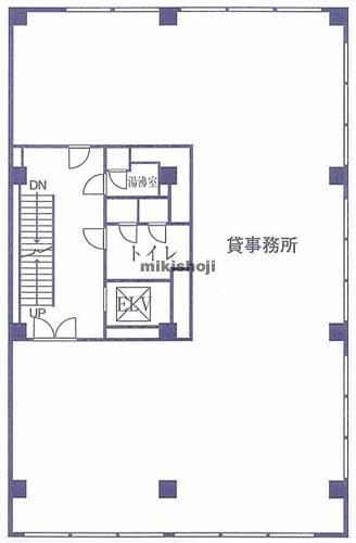 日本橋茅場町・兜町のグリンヒルビル 平面1