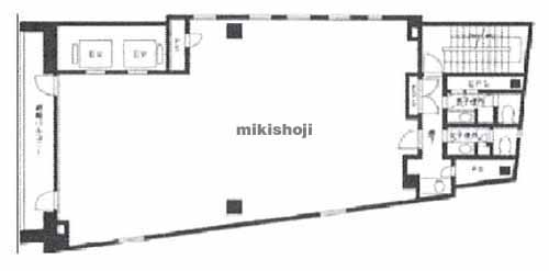 神田小川町の天下堂ビル 平面1