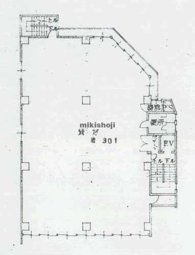 入船・新富の新中央（京橋）ビル 平面1