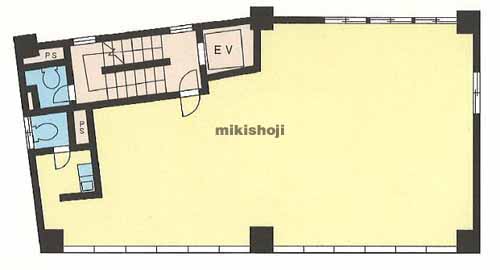日本橋人形町・堀留町・小舟町・富沢町の第１川端ビル 平面1