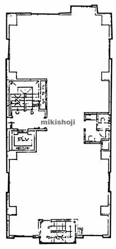 麻布台・東麻布の麻布エスビル 平面1