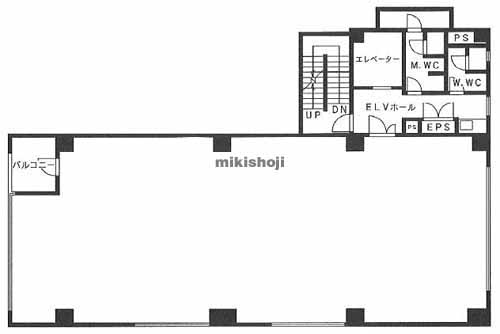 入船・新富のピエノアーク入船 平面1