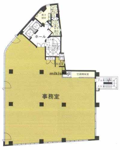 四谷の新宿ヒロセビル 平面1