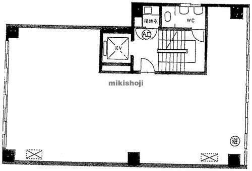虎ノ門南ビル 平面1