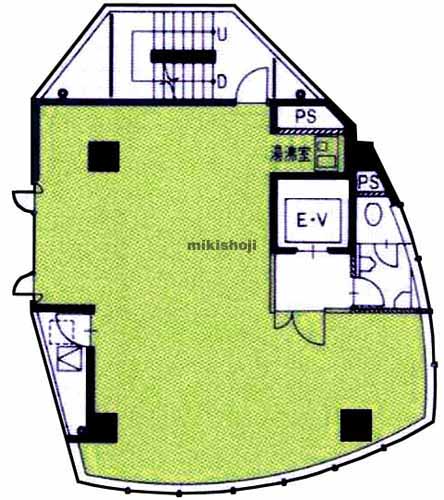 中野・東中野のビリーフ中野 平面1