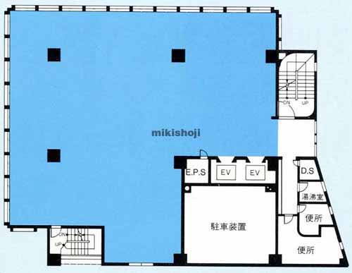 恵比寿のスカイエビスビル 平面1
