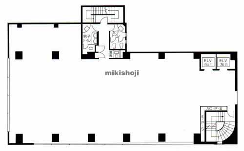 荒木町・四谷三栄町のＶＯＲＴ四谷坂町 平面1