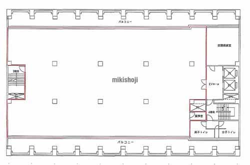 海岸・芝浦の第二吾妻ビル 平面1