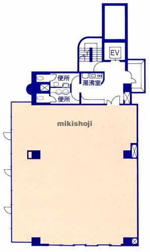 荒木町・四谷三栄町のＭＩＢ四谷ビル 平面1