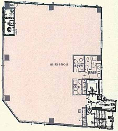 日本橋人形町・堀留町・小舟町・富沢町のフローラビル 平面1