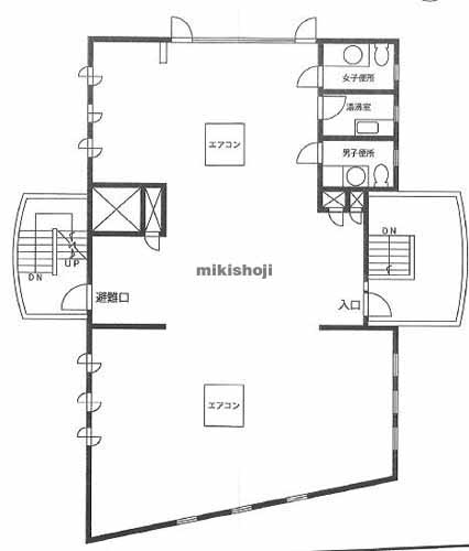 内藤町・大京町・左門町の内藤町ビル 平面1