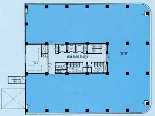 日本橋茅場町・兜町の住友生命茅場町ビル 平面1