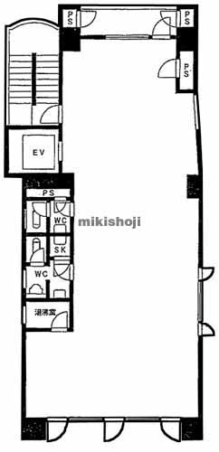 芝加賀ビル 平面1