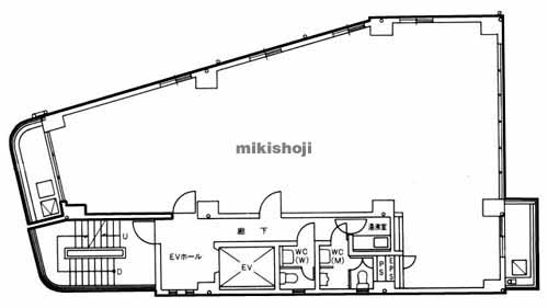 新宿・歌舞伎町の岡埜ビル 平面1