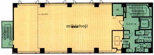 虎ノ門・愛宕の巴町アネックス２号館 平面1