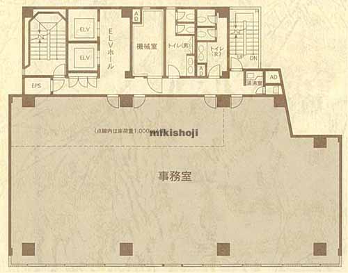 虎ノ門・愛宕の虎ノ門ＥＳビル 平面1