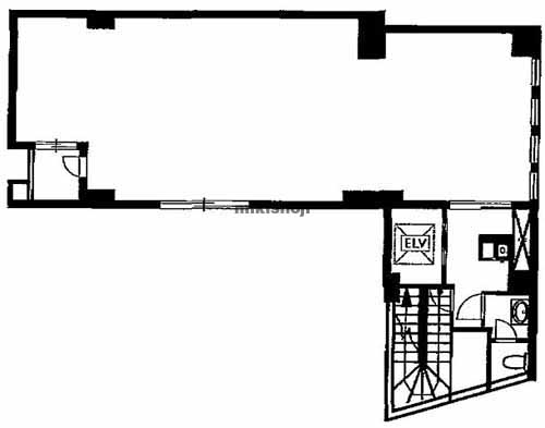 浅草橋・柳橋の風間ビル 平面1