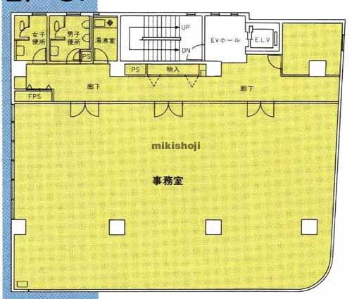 蔵前の蔵前酒井ビル 平面1