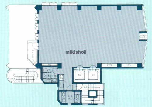 六本木のオーイズミ六本木ビル 平面1
