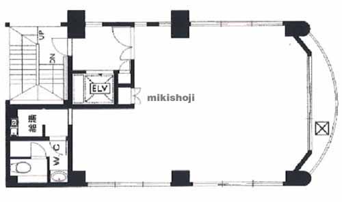 新小川町・山吹町の志村第２ビル 平面1