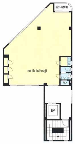 石原・緑・菊川の大こく屋第２ビル 平面1