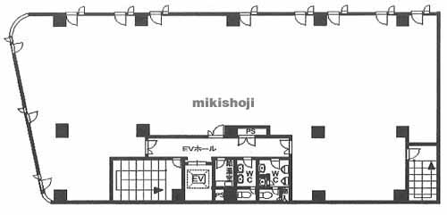 海岸・芝浦のニュー芝浦ビル 平面1