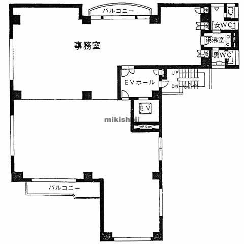 門前仲町・永代・富岡のみ満きビル 平面1