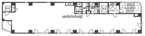 西五反田の五反田山崎ビル 平面1