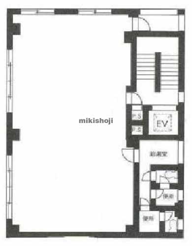 代々木・元代々木町の清水ビル 平面1