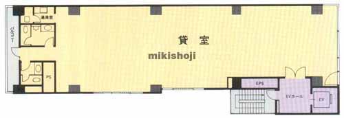 日本橋人形町・堀留町・小舟町・富沢町のアクセスビル 平面1