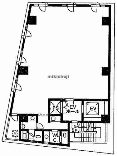 神田小川町の日光ビル 平面1