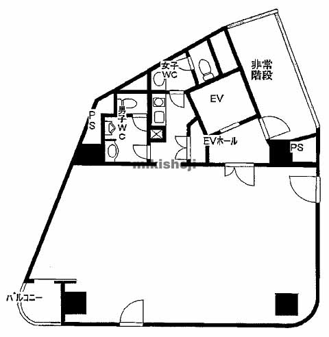 東五反田の東五反田ＫＢビル 平面1