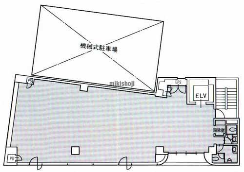 小伝馬町・大伝馬町のＡｓｋａⅤ日本橋ビル 平面1