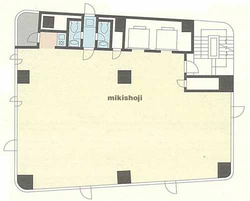 本町の清水橋矢部ビル 平面1