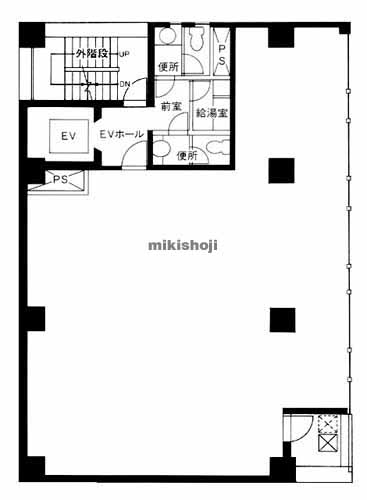入船・新富のアルファ新富ビル 平面1