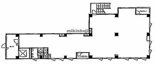 神楽坂・神楽河岸の神楽坂Ｋビル 平面1