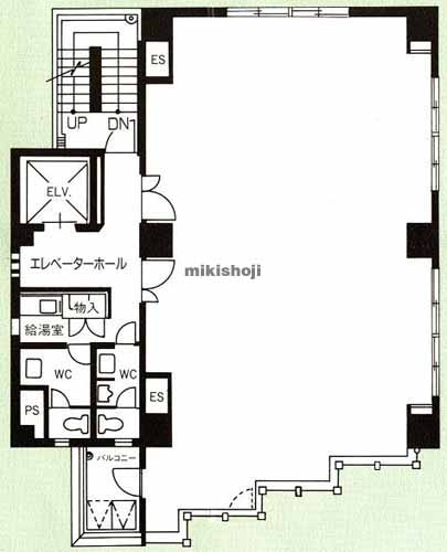 愛宕マークビル 平面1